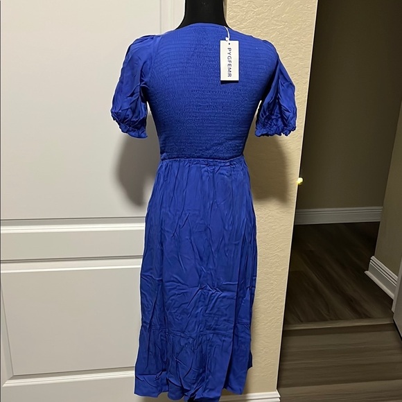 Midi Blue Dress - Picture 2 of 7